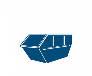 container 3m3 mit frontklappe